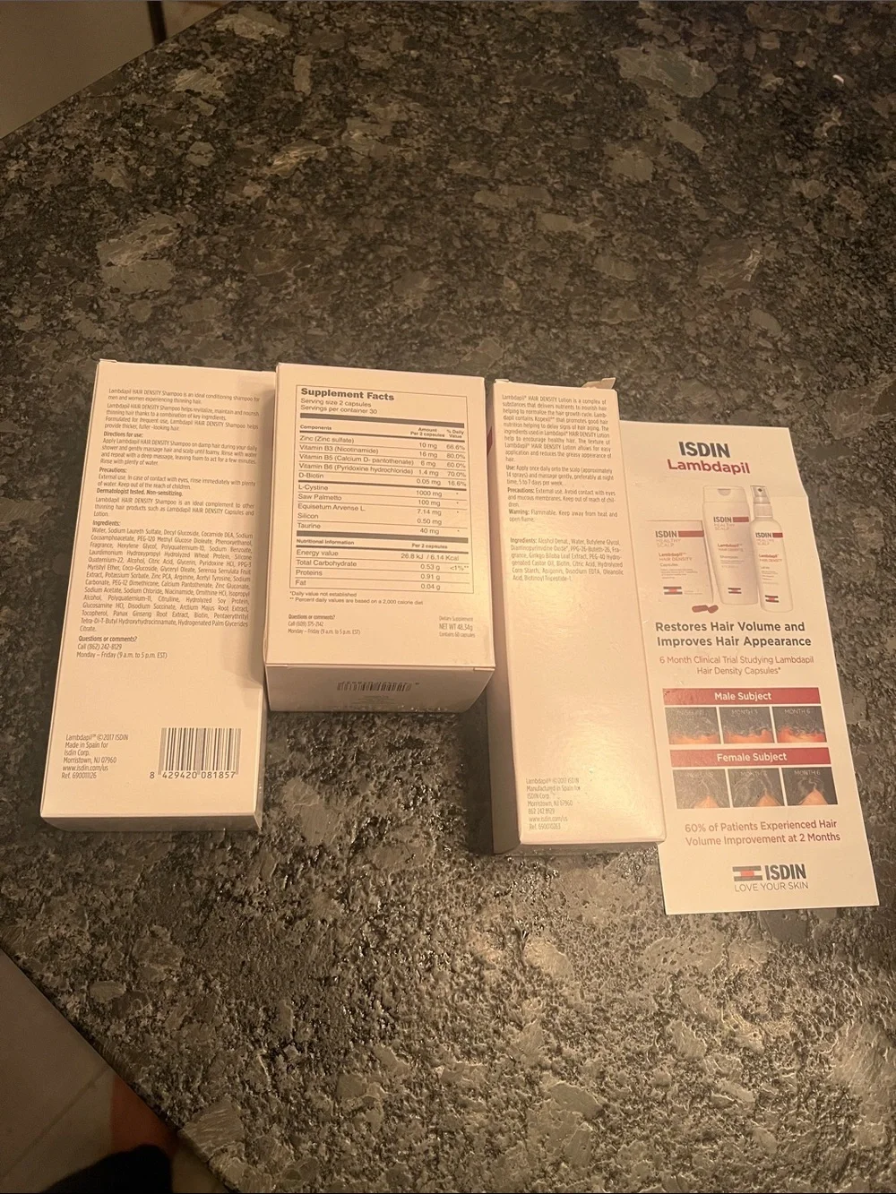 ISDIN Lambdapil Hair Density Kit 2 Month Supply - New Unused